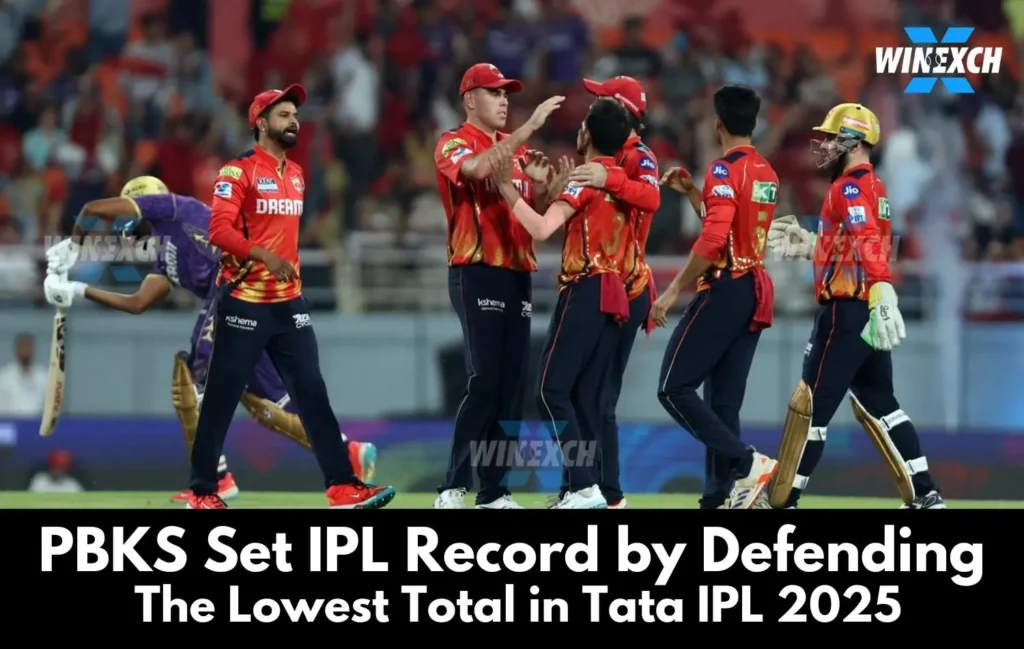 IPL moment 2025 when PBKS defend lowest score in ipl 