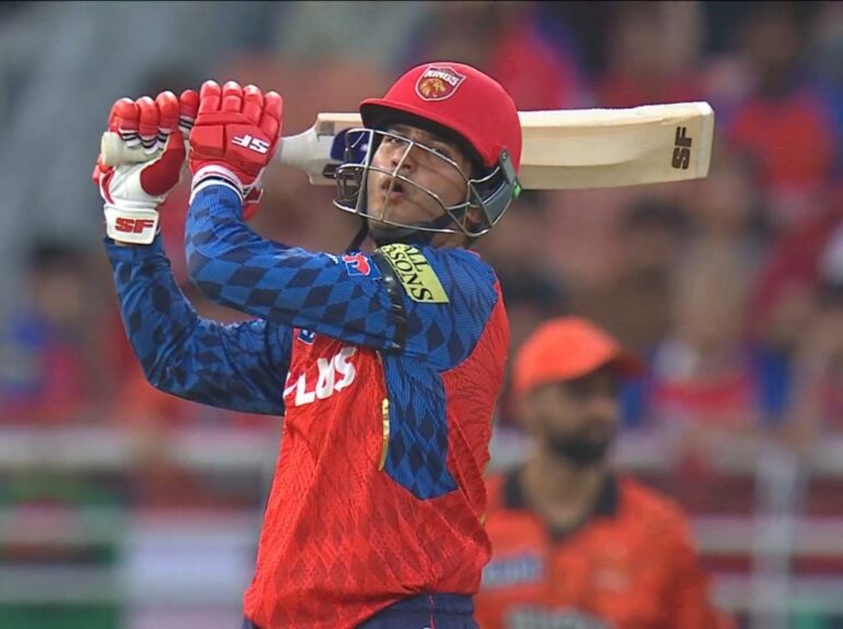 IPL 2026 Match P. Arya score fastest half century in 16 deliveries